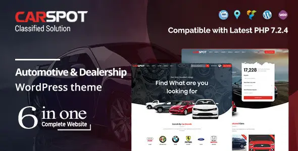 CarSpot Theme Nulled v2.4.4