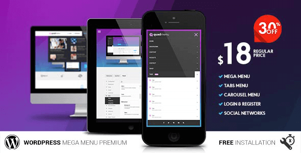 QuadMenu Premium Nulled v3.1.6