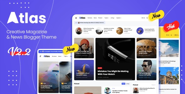 Atlas Theme Nulled v2.4