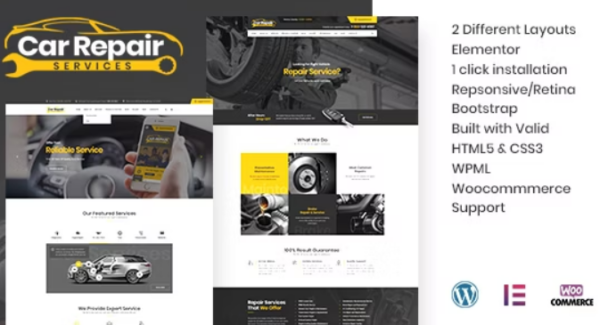 Car Repair Services Theme Nulled v5.5