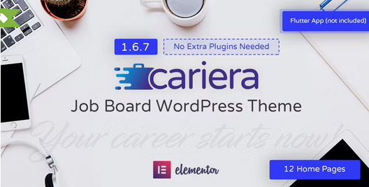 Cariera Theme Nulled v1.8.6