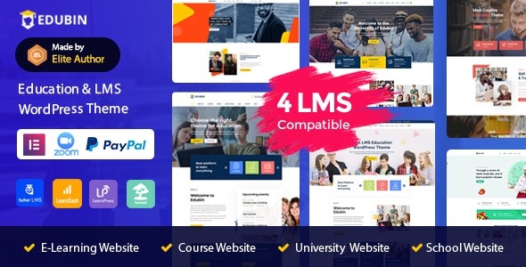 Edubin Theme Nulled v9.4.1