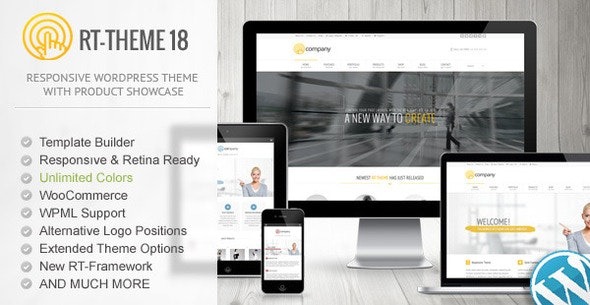 RT-Theme 18 Theme Nulled v3.6