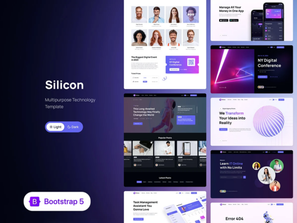 Silicon Business / Technology Template Nulled v1.4.0