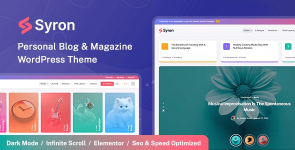 Syron Theme Nulled v1.1