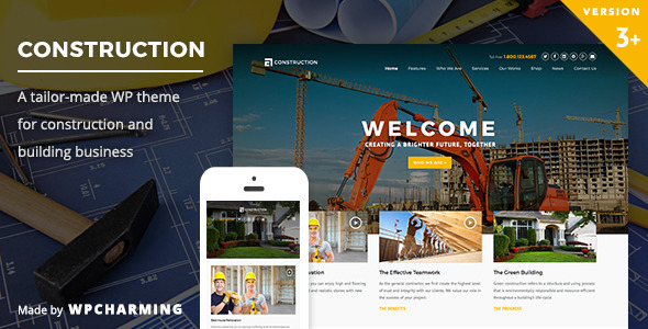 Construction Theme Nulled v4.0