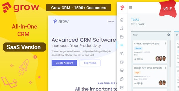Grow CRM SaaS Nulled v3.0