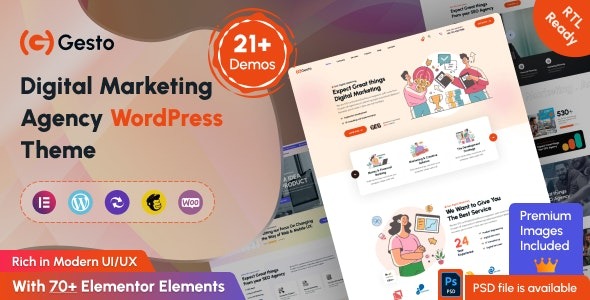 Gesto Theme Nulled v1.0.6