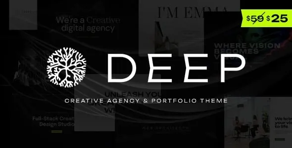 Deep v1.0 Creative Agency & Portfolio WordPress Theme Nulled