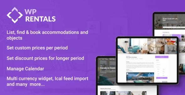 WP Rentals Booking Accommodation Theme