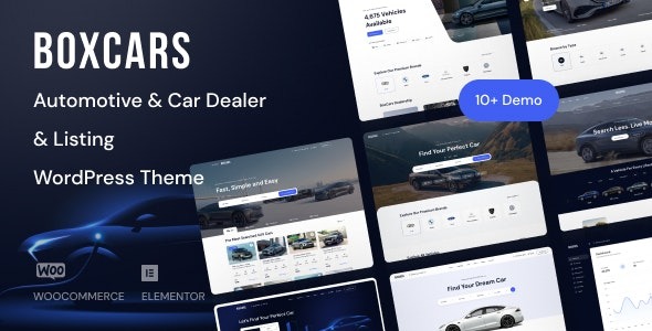 Boxcar Automotive & Car Dealer WordPress Theme v1.1.35 WordPress Theme Nulled