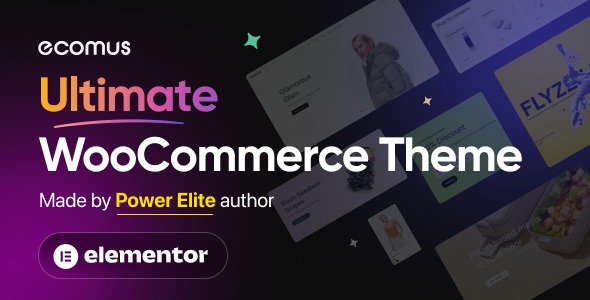 Ecomus Multipurpose WooCommerce Theme v2.4.6 WordPress Plugin Nulled