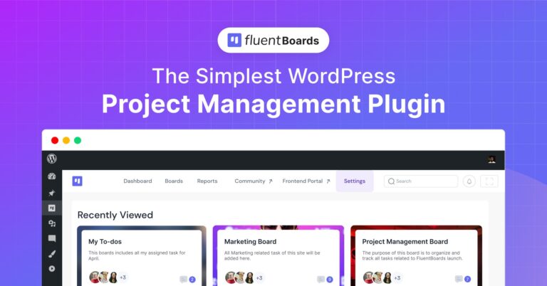 FluentBoards Pro Project Management Plugin for WordPress v1.95.2 WordPress Plugin Nulled